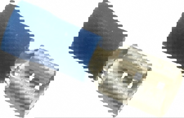 Wire Disconnect: Female, Blue, Vinyl, 16-14 AWG, 1/4